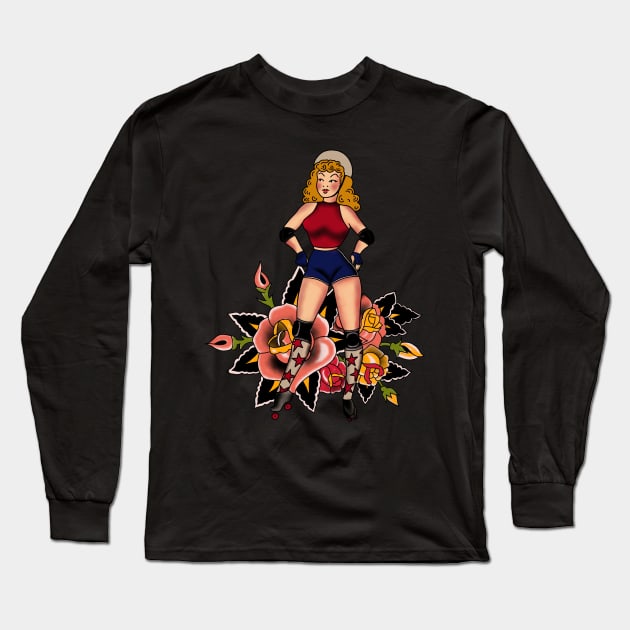 Derby Girl Long Sleeve T-Shirt by buggywunderland